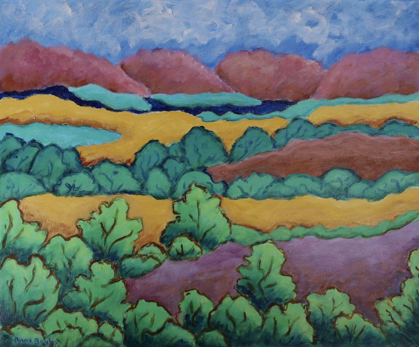 Original Artwork By Anne Bageley